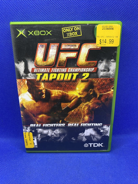 UFC: Tapout 2 (Microsoft Original Xbox, 2003) CIB Complete - Tested!