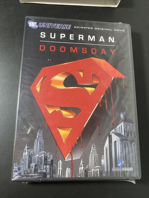 NEW! Superman Doomsday (DVD, 2007) Special Best Buy Edition With Comic Book!