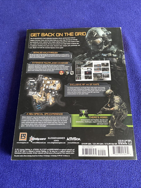 Call of Duty Modern Warfare 3 Strategy Guide (2011, BRADYGAMES, Paperback) MW3