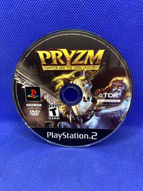 PRYZM Chapter One: The Dark Unicorn w/ Comic (Sony PlayStation 2) PS2 Complete