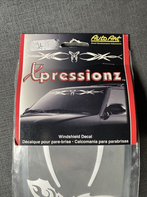 NEW! Exterior Windshield Decal Strip - Auto Art Xpressionz 5” X 60”