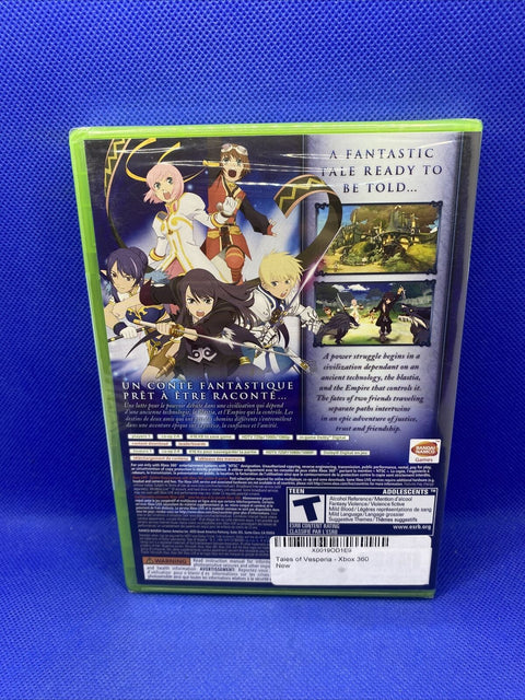 NEW! Tales of Vesperia (Microsoft Xbox 360, 2008) Factory Sealed!