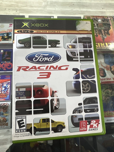 Ford Racing 3 (Microsoft Original Xbox, 2005) Complete Tested!