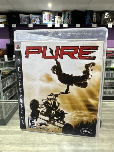 PURE (Sony PlayStation 3 2008) PS3 CIB Complete Tested!