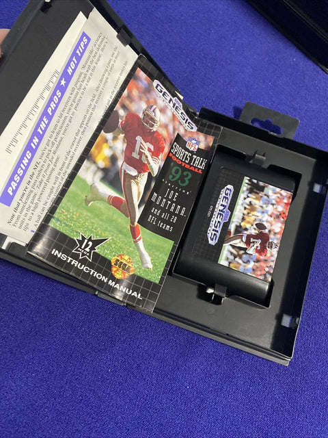 Huge Lot of 6 NFL Football Madden Games for Sega Genesis - Boxed + Tested