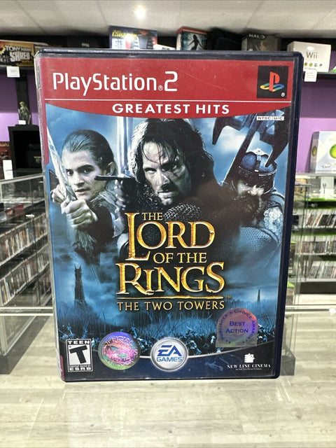 Lord of the Rings: The Two Towers (Sony PlayStation 2, 2004) PS2 CIB Complete