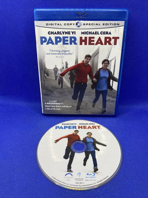 PAPER HEART (SPECIAL EDITION) (BLU-RAY) Tested! Michael Vera Charlyne Yi