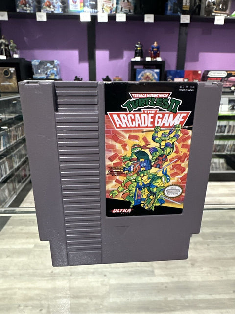Teenage Mutant Ninja Turtles II 2 The Arcade Game (Nintendo NES, 1990) Tested
