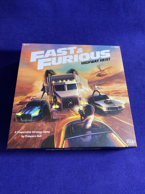 NEW! The Fast & The Furious High Speed Heist Family Board Game - Factory Sealed!