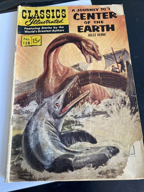 Classics Illustrated No. #138 A Journey To The Center Of The Earth - 1957 Comic