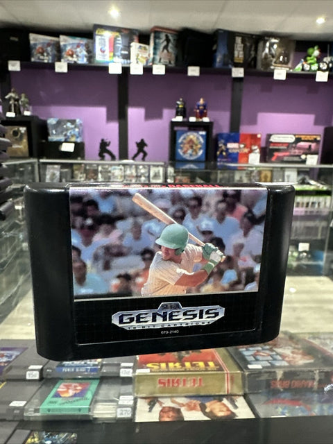 Sports Talk Baseball (Sega Genesis, 1992) Authentic Tested