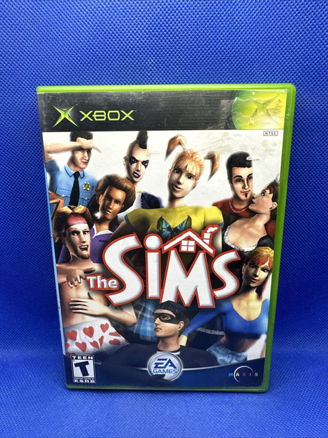 Sims (Microsoft Original Xbox, 2003) CIB Complete - Tested!