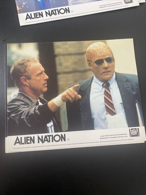 Alien Nation 8x10 Lobby Card Set of 8 - 1988 Official NSS Lot - Vintage Sci-Fi