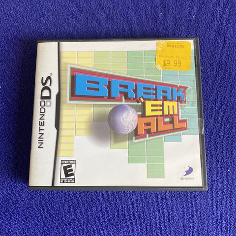 Break 'Em All (Nintendo DS, 2006) NDS CIB Complete - Tested!