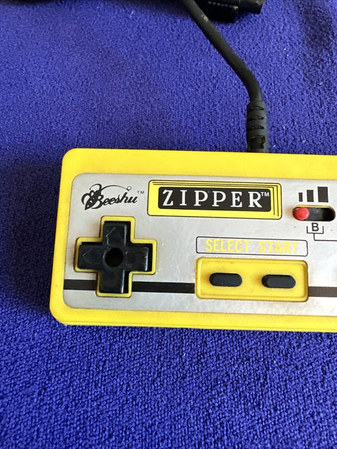 Beeshu Zipper Turbo Controller For Nintendo NES - Yellow Tested! *No Thumbstick*