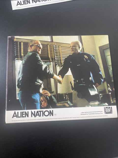 Alien Nation 8x10 Lobby Card Set of 8 - 1988 Official NSS Lot - Vintage Sci-Fi