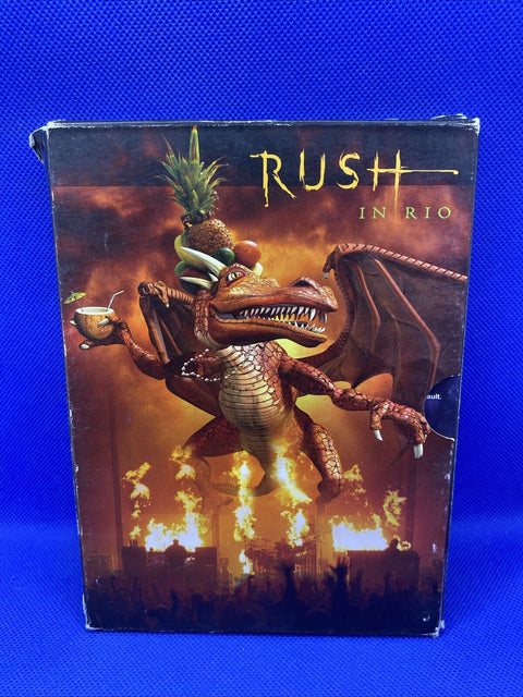 Rush - In Rio (DVD, 2006) w/ Slip Cover 2-Disc