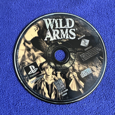 Wild Arms (Sony PlayStation 1, 1997) PS1 Authentic Disc Only - Tested!