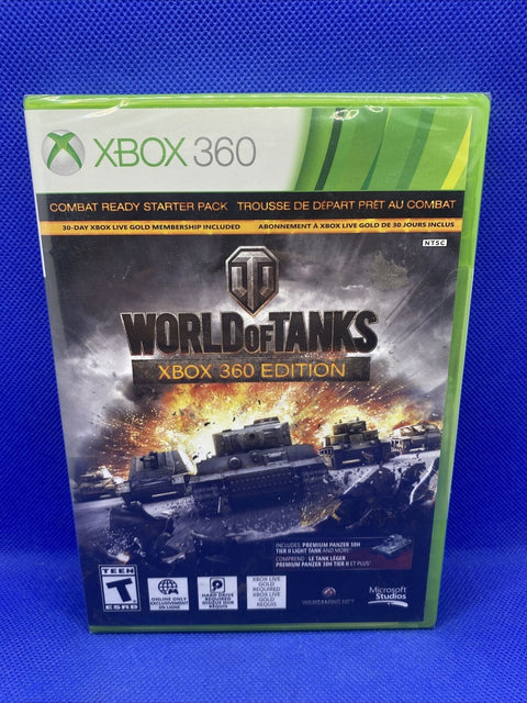 NEW! World of Tanks Xbox 360 Edition (Xbox 360, 2014) Factory Sealed!