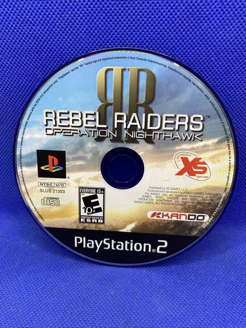 Rebel Raiders: Operation Nighthawk (PlayStation 2, PS2) Water Damage Complete