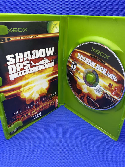 Shadow Ops: Red Mercury (Microsoft Original Xbox, 2004) CIB Complete - Tested!