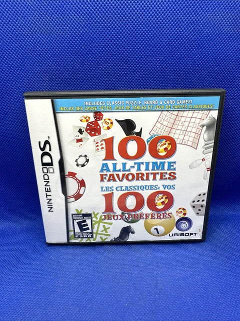 100 All-Time Favorites (Nintendo DS, 2009) CIB Complete - Tested!