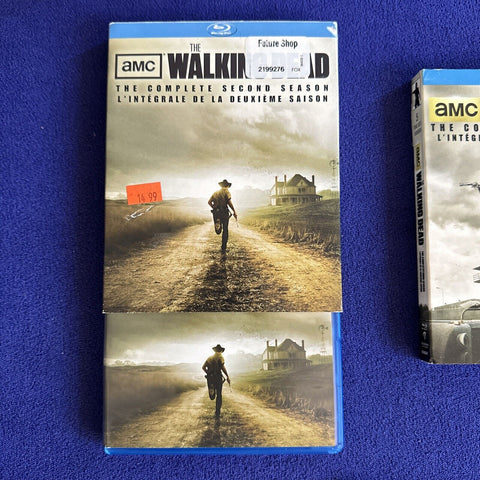 The Walking Dead Seasons 1-4 Blu Ray Lot + Fear The Walking Dead Season 1 2 3 4