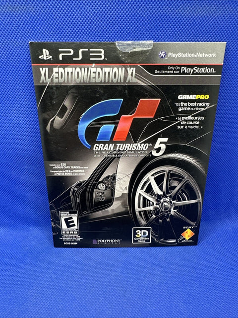 *PROMO* Gran Turismo 5 XL Edition (Sony PlayStation 3, 2012) PS3 NFR w/ Sleeve