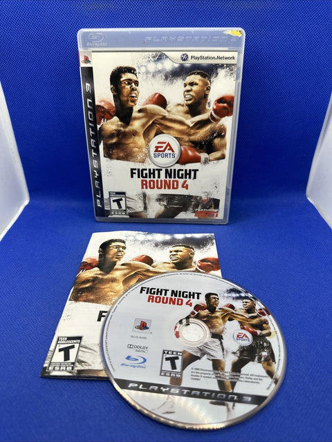 Fight Night Round 4 (Sony PlayStation 3, 2009) PS3 CIB Complete Tested Boxing