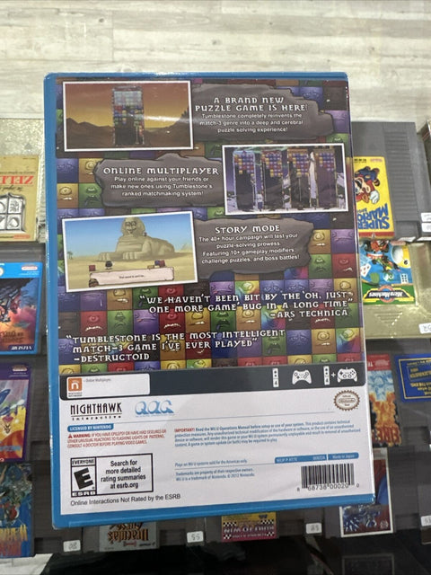 NEW! Tumblestone: All Star Pack (Nintendo Wii U, 2016) Factory sealed!