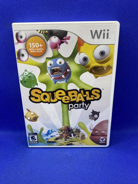 Squeeballs Party (Nintendo Wii, 2009) CIB Complete - Tested!