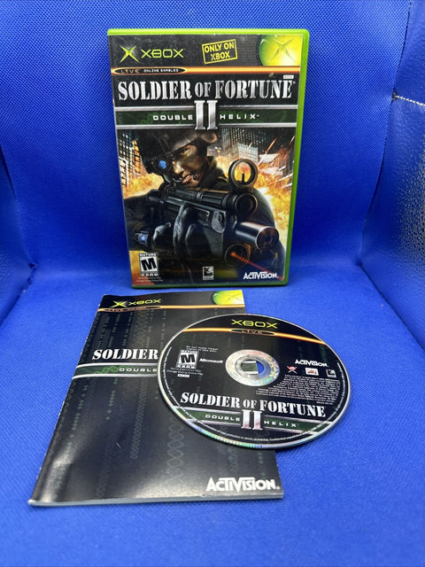 Soldier of Fortune II: Double Helix (Microsoft Original Xbox, 2003) Complete