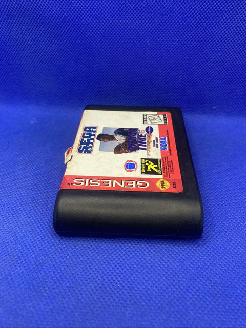 Prime Time NFL Starring Deion Sanders (Sega Genesis) Authentic - Damaged Label 2