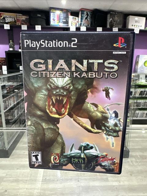 Giants: Citizen Kabuto (Sony PlayStation 2, 2001) PS2 CIB Complete Tested!