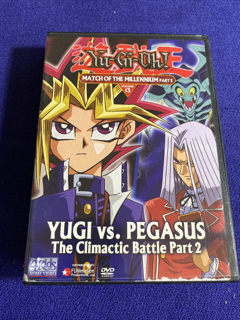 Yu-Gi-OH! DVD Lot of 3 - The Movie, Volume 11 + 13 - Tested