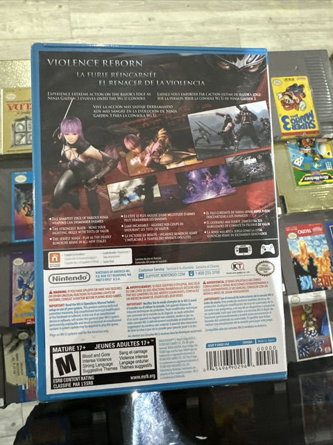 NEW! Ninja Gaiden 3: Razor's Edge (Nintendo Wii U, 2012) Factory Sealed!