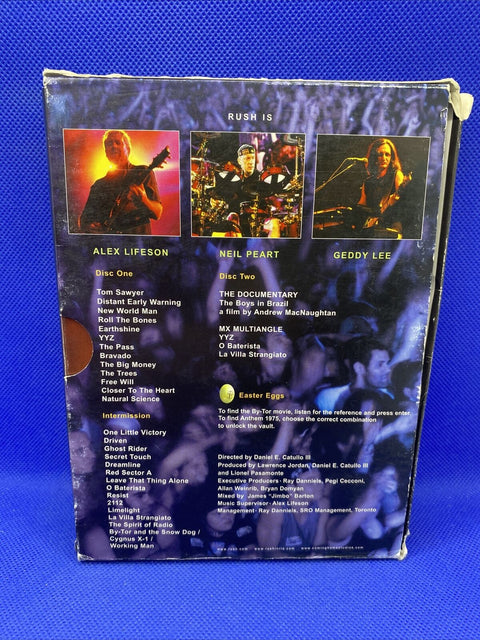 Rush - In Rio (DVD, 2006) w/ Slip Cover 2-Disc