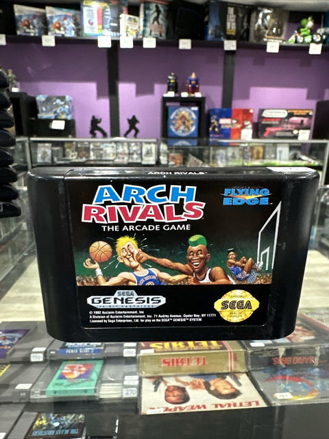 Arch Rivals (Sega Genesis, 1992) Authentic Cartridge Only - Tested!