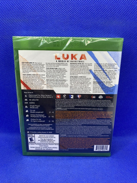 NEW! NBA 2K22 (Microsoft Xbox Series X) Factory Sealed!