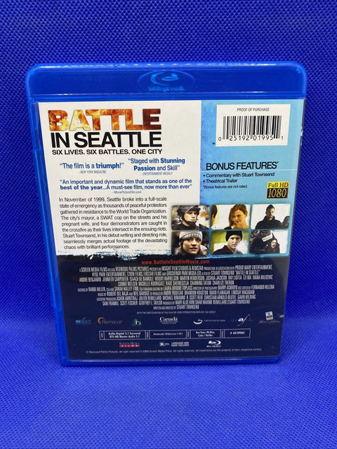 Battle in Seattle (Blu-ray Disc, 2009) Tested!