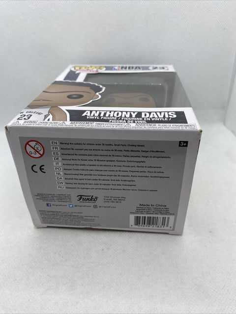 NEW! Funko Pop! Sports 23 Anthony Davis New Orleans Pelicans - NBA Vinyl Figure