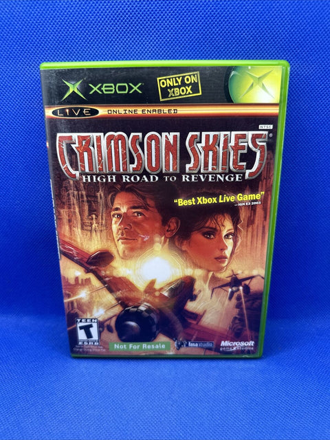 Crimson Skies: High Road to Revenge (Microsoft Original Xbox) Complete Tested!