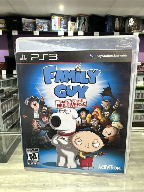 Family Guy : Back to Multiverse (Sony PlayStation 3, 2012) PS3 Tested!