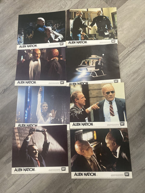 Alien Nation 8x10 Lobby Card Set of 8 - 1988 Official NSS Lot - Vintage Sci-Fi