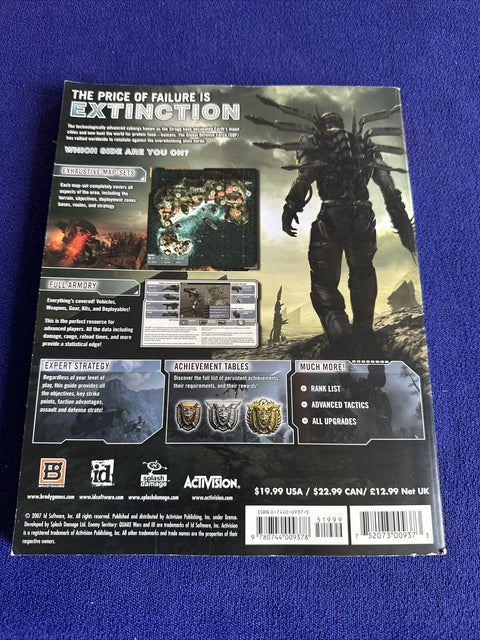 Enemy Territory : Quake Wars Official BradyGames Strategy Game Guide - PC