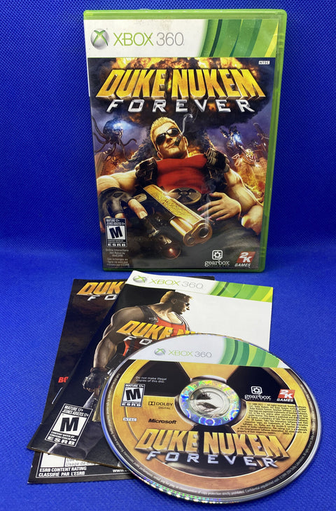 Duke Nukem Forever (Microsoft Xbox 360, 2011) CIB Complete - Tested!