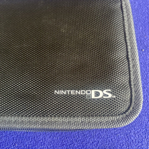 Official Nintendo DS Lite Carrying Case - Black Soft w/ Zipper Console + Games