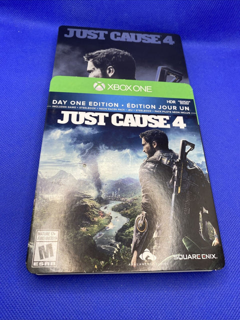 Just Cause 4 Day One Edition Steelbook (Microsoft Xbox One) XB1 Complete Tested!