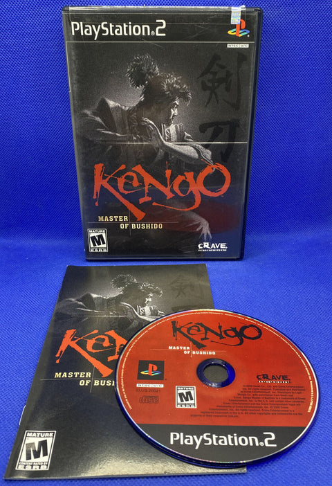 Kengo: Master of Bushido (Sony PlayStation 2, 2001) PS2 CIB Complete - Tested!