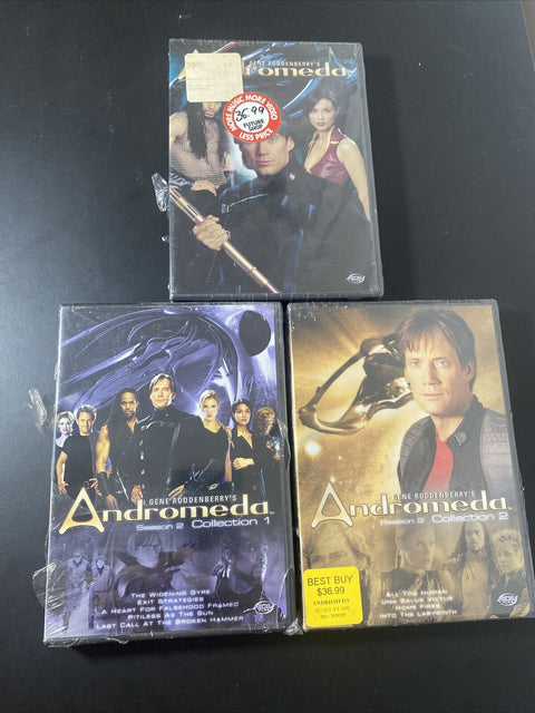 NEW! Andromeda DVD Lot - Season 1.1 + Season 2 Collection 1 + 2 - Sealed!